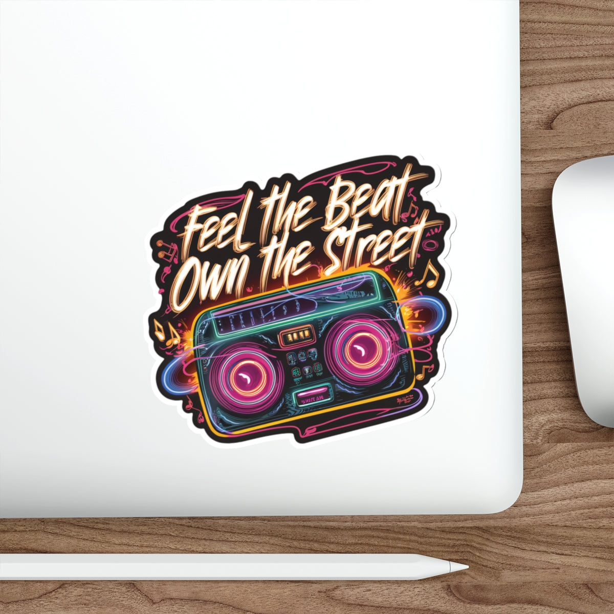 feel the beat 1 sticker