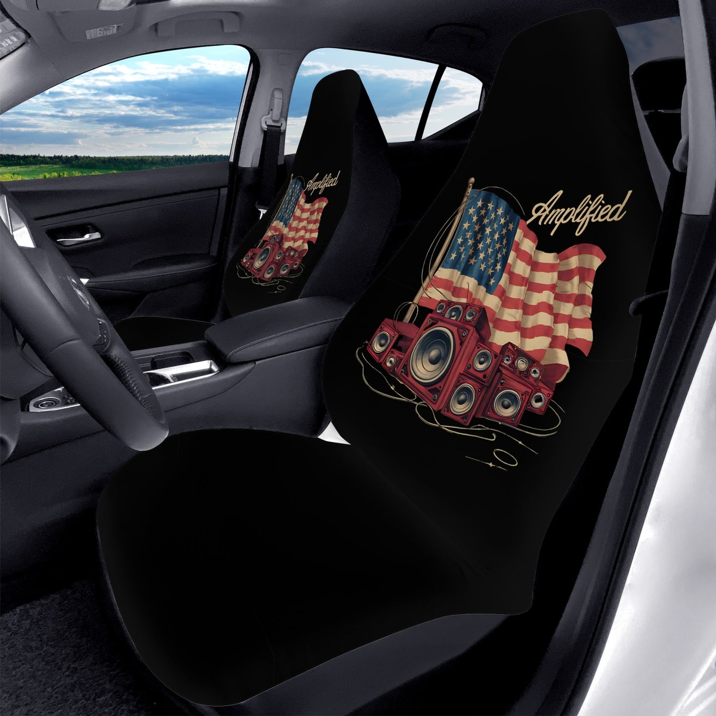 amped america car seat cover