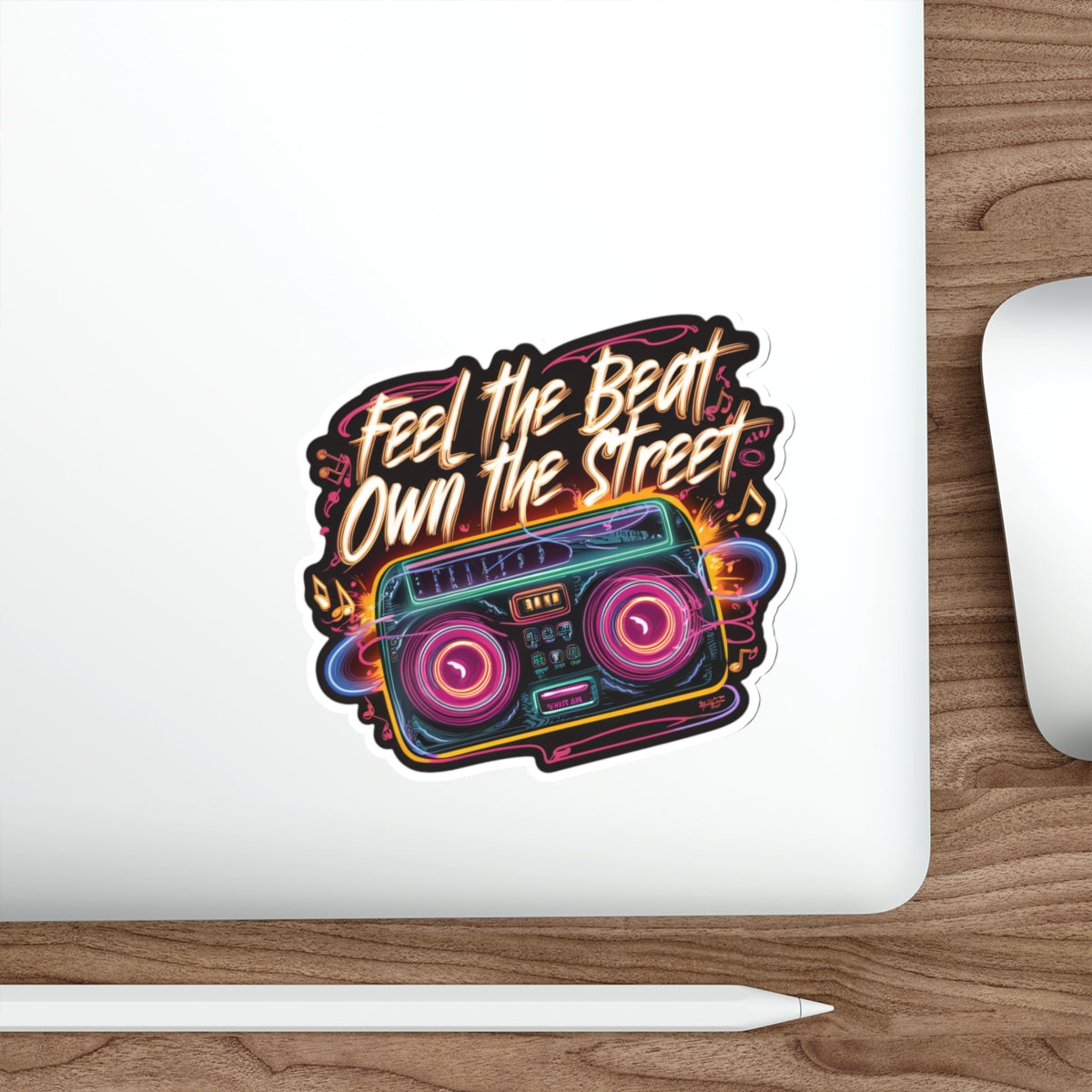 feel the beat 1 sticker