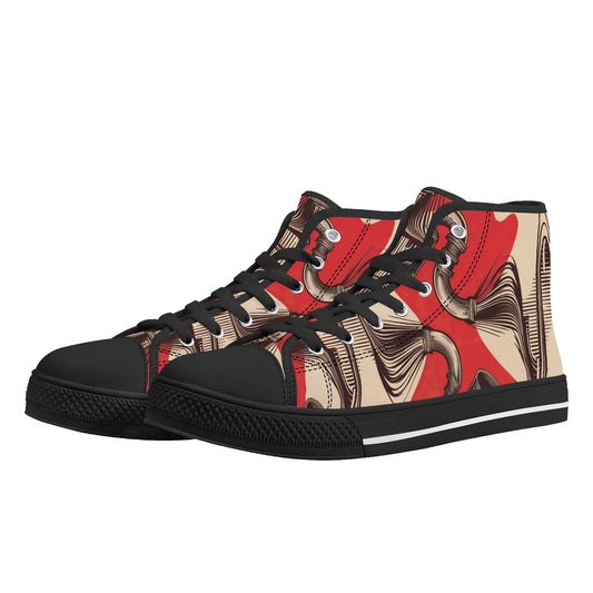 Exhausted Womens High Top