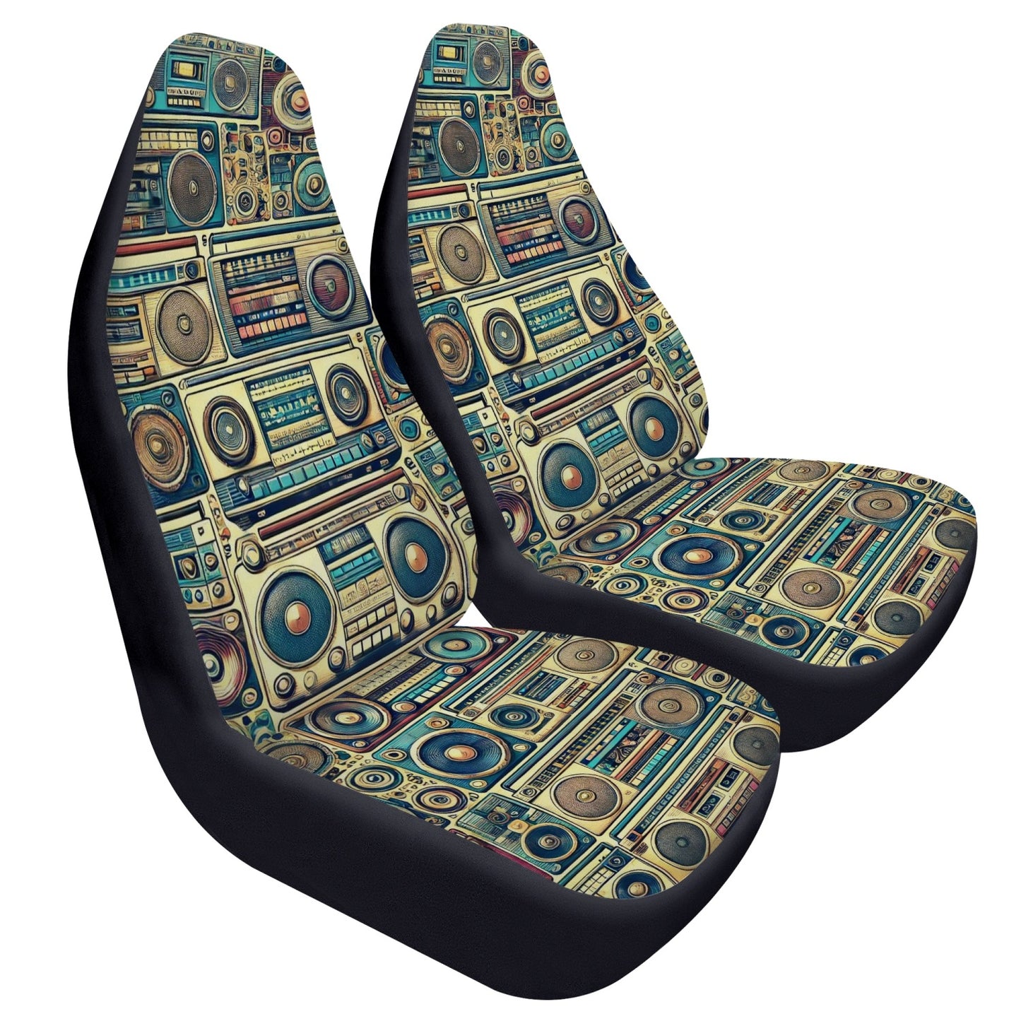 retro radio car seat covers