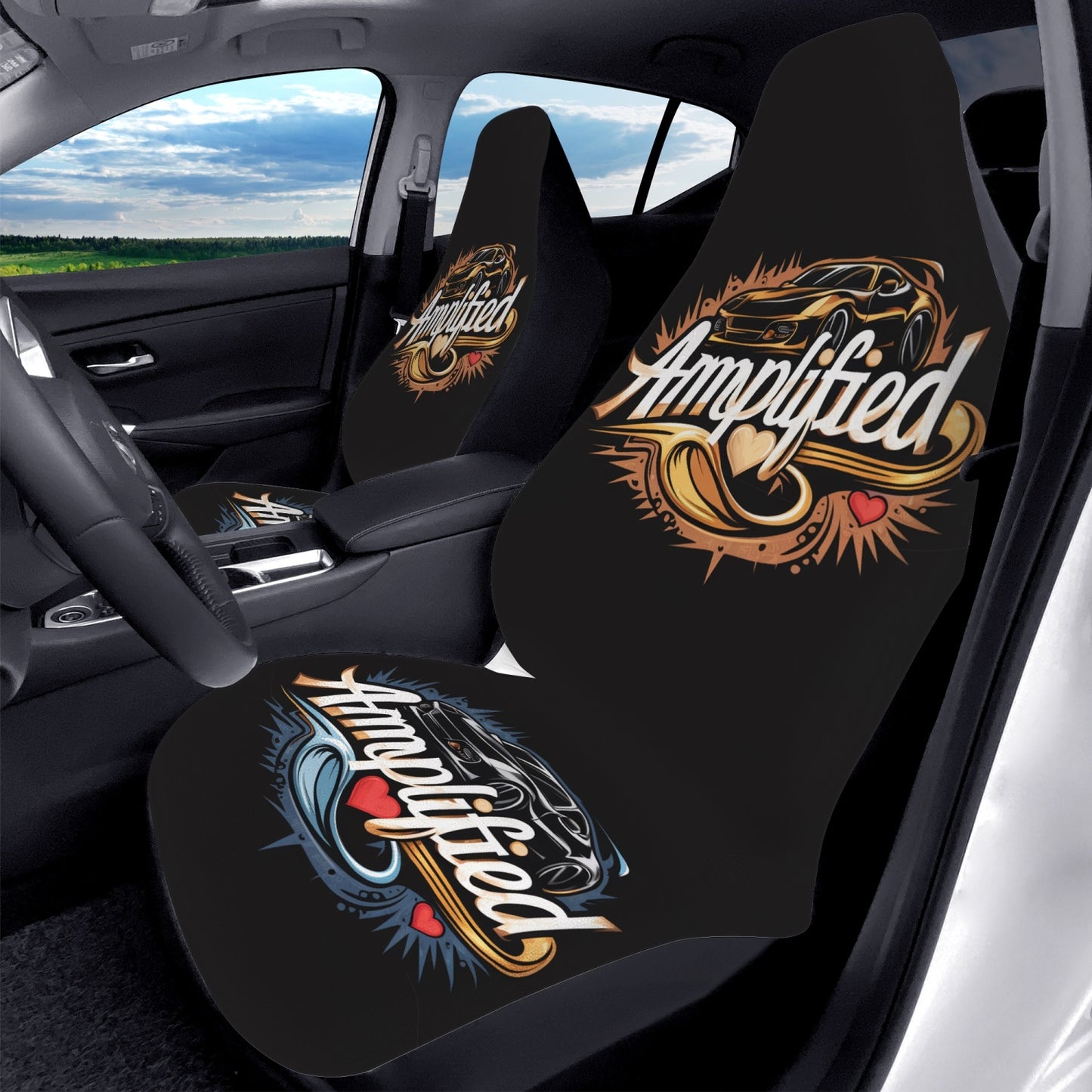 double amplified car seat covers