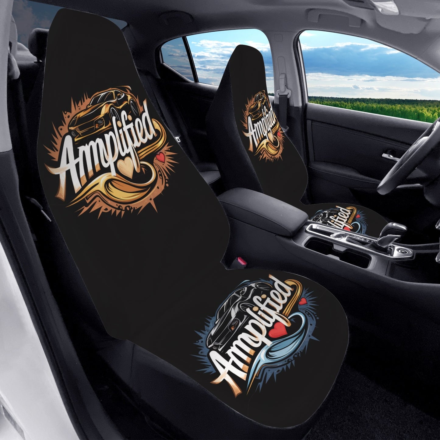 double amplified car seat covers