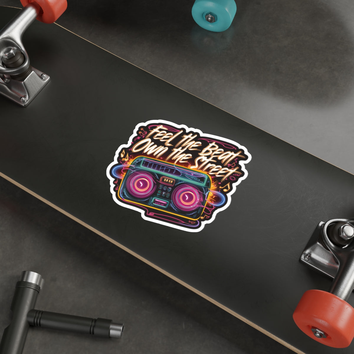 feel the beat 1 sticker