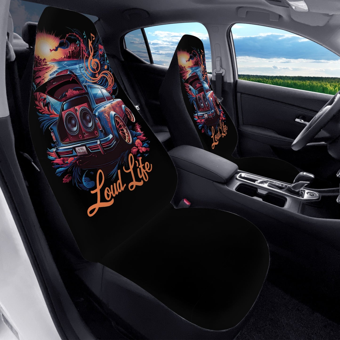 loud life car seat cover