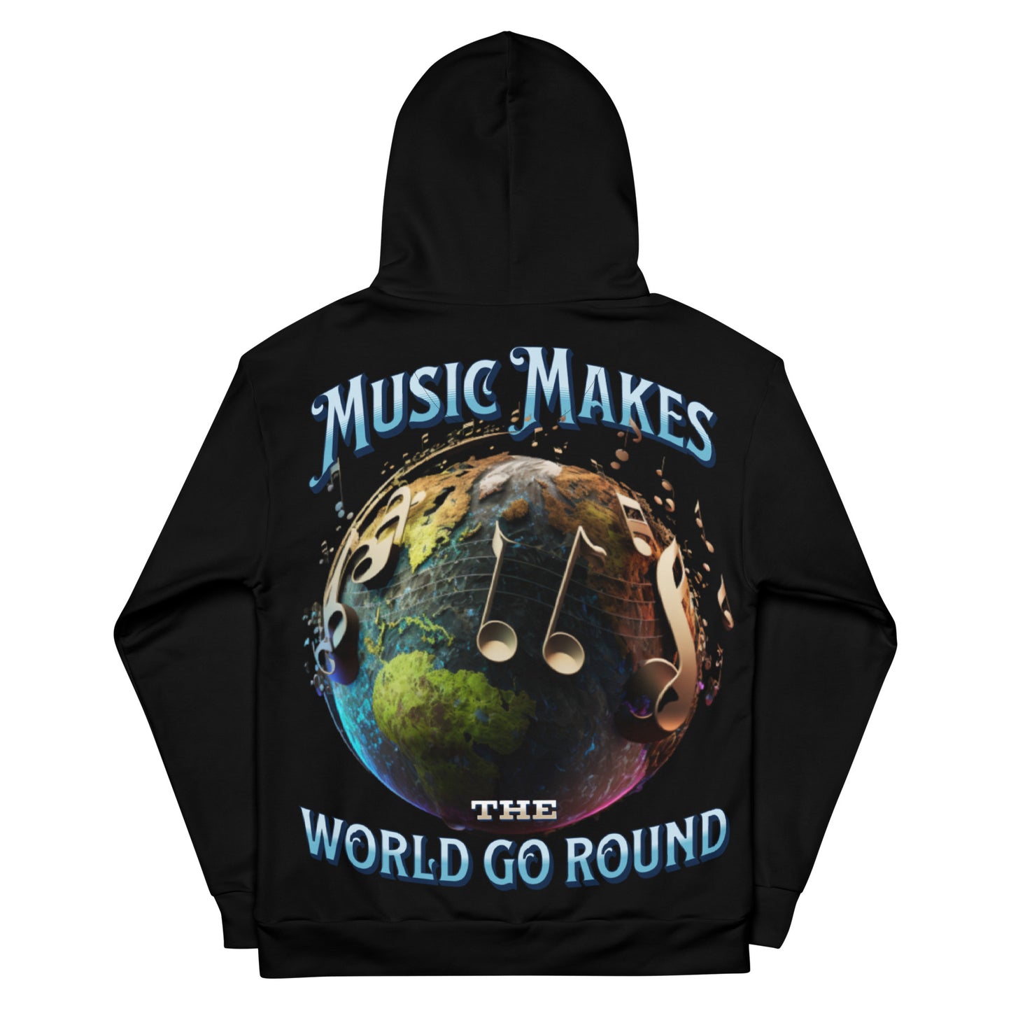 music makes the world go round hoodie