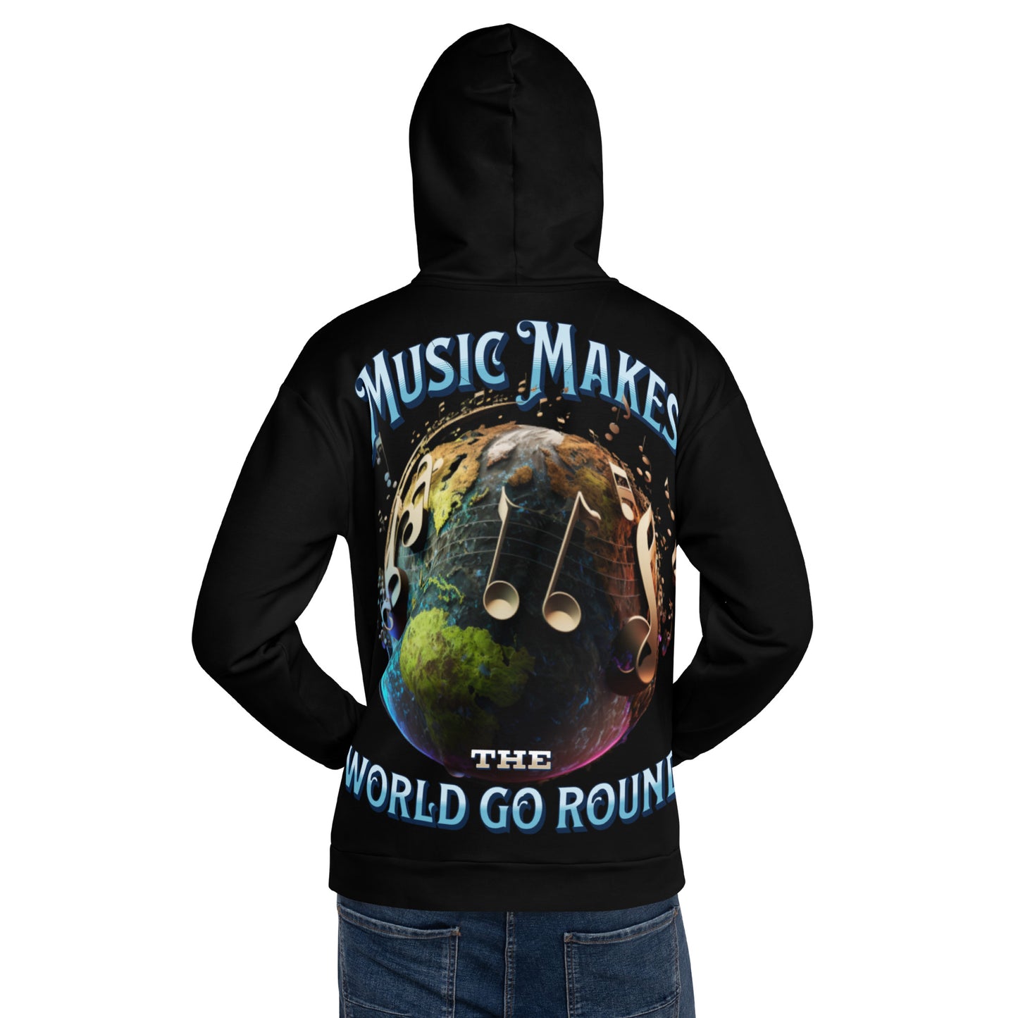 music makes the world go round hoodie