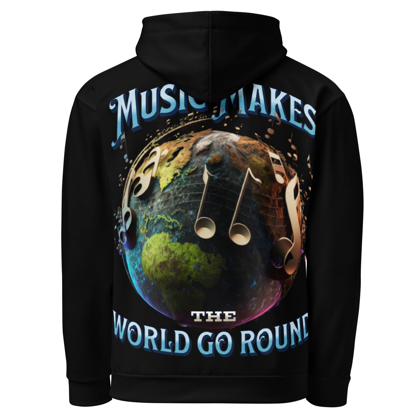 music makes the world go round hoodie