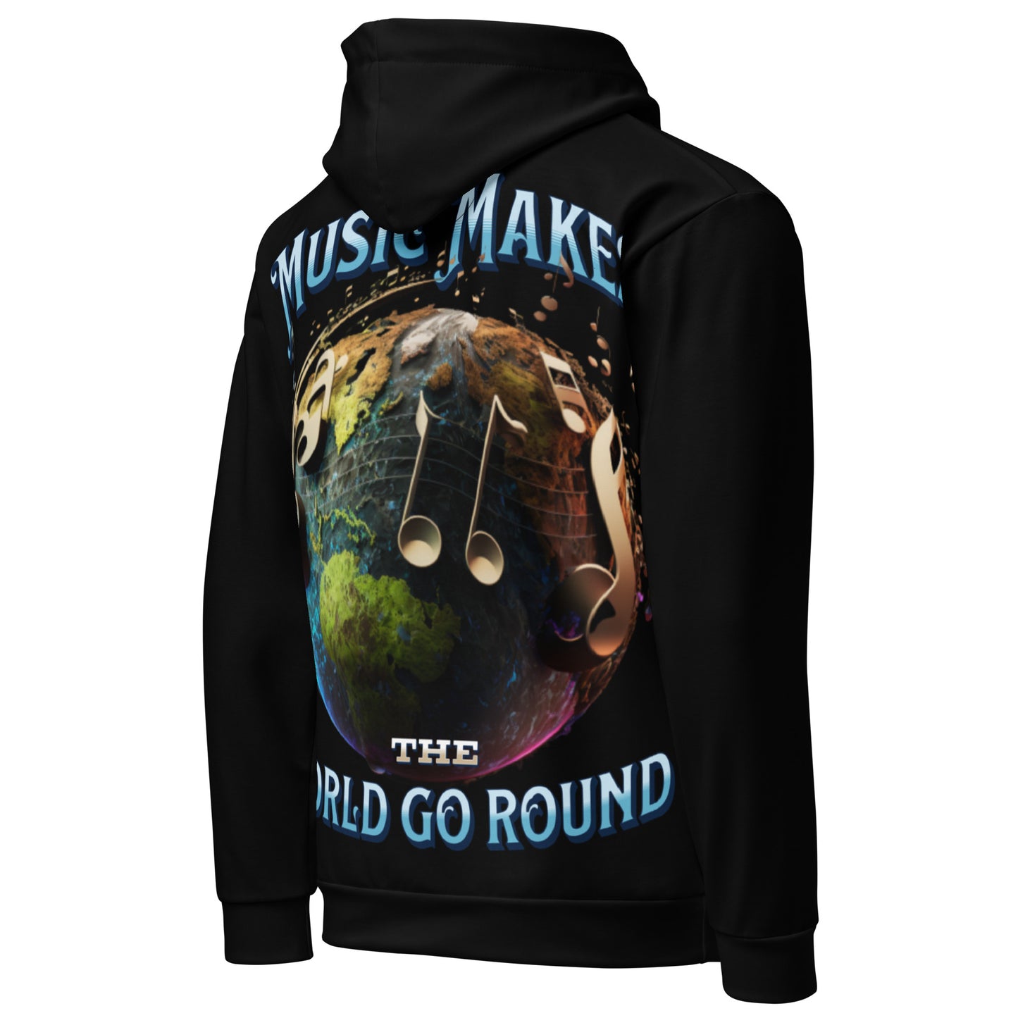 music makes the world go round hoodie