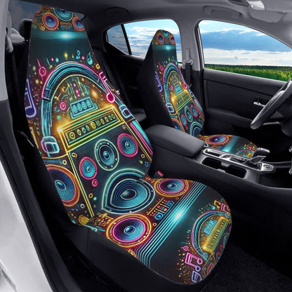 Neon Notes Car Seat Covers