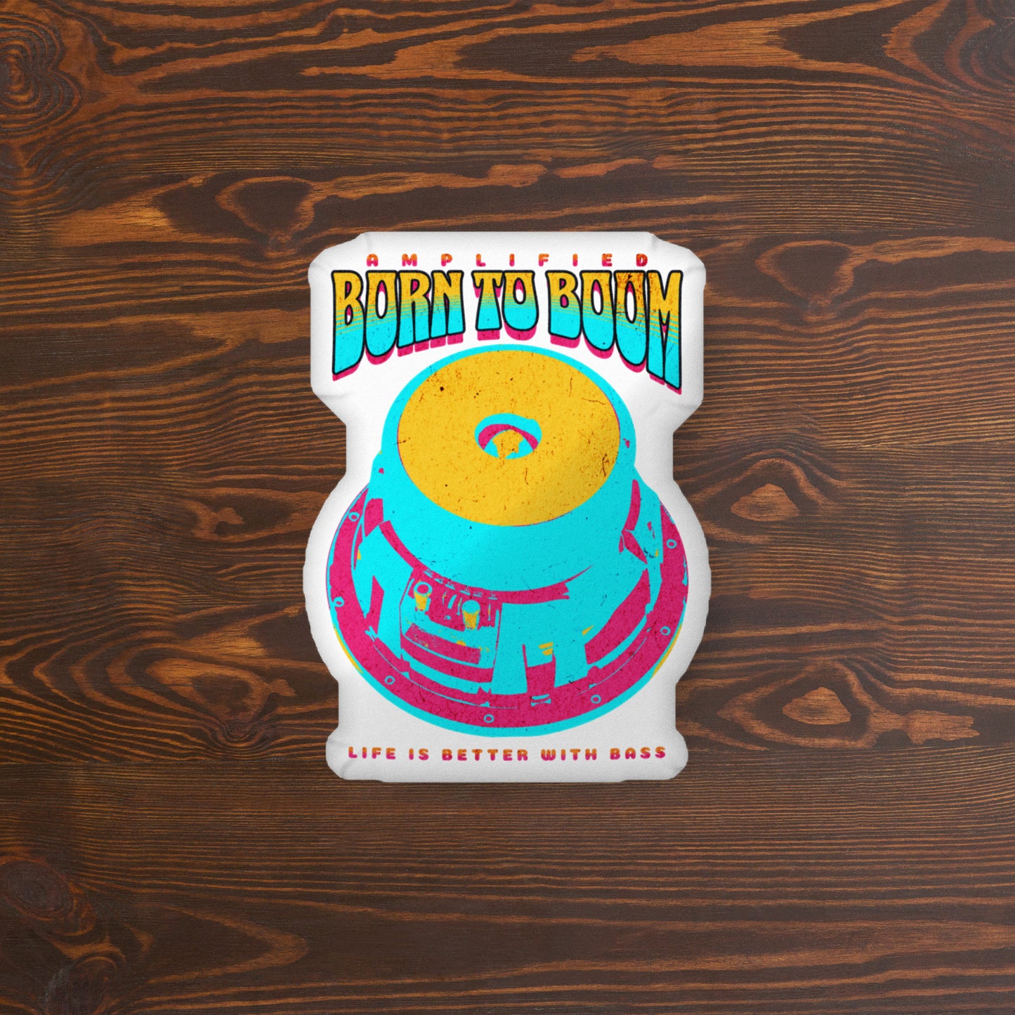 born to boom pillow