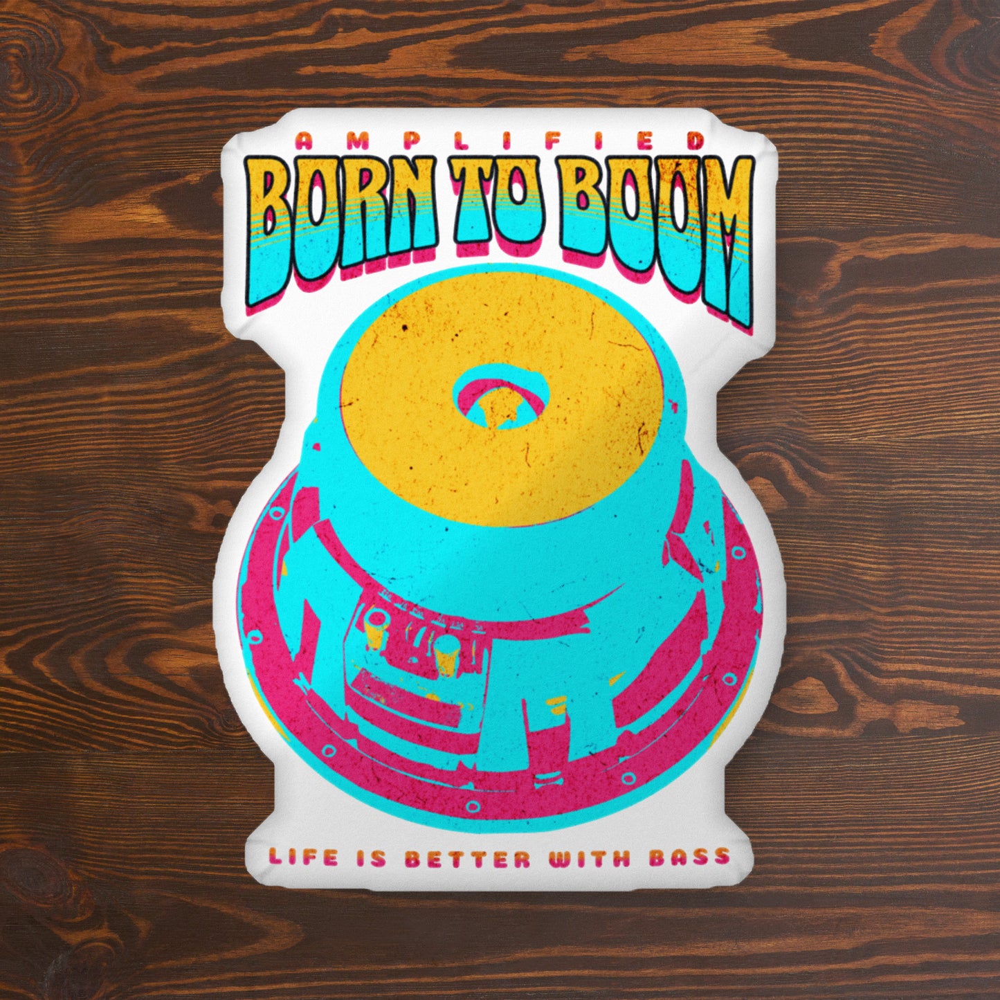 born to boom pillow