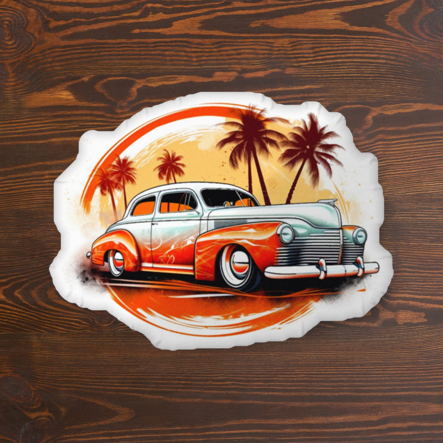 nostalgic wheels pillow