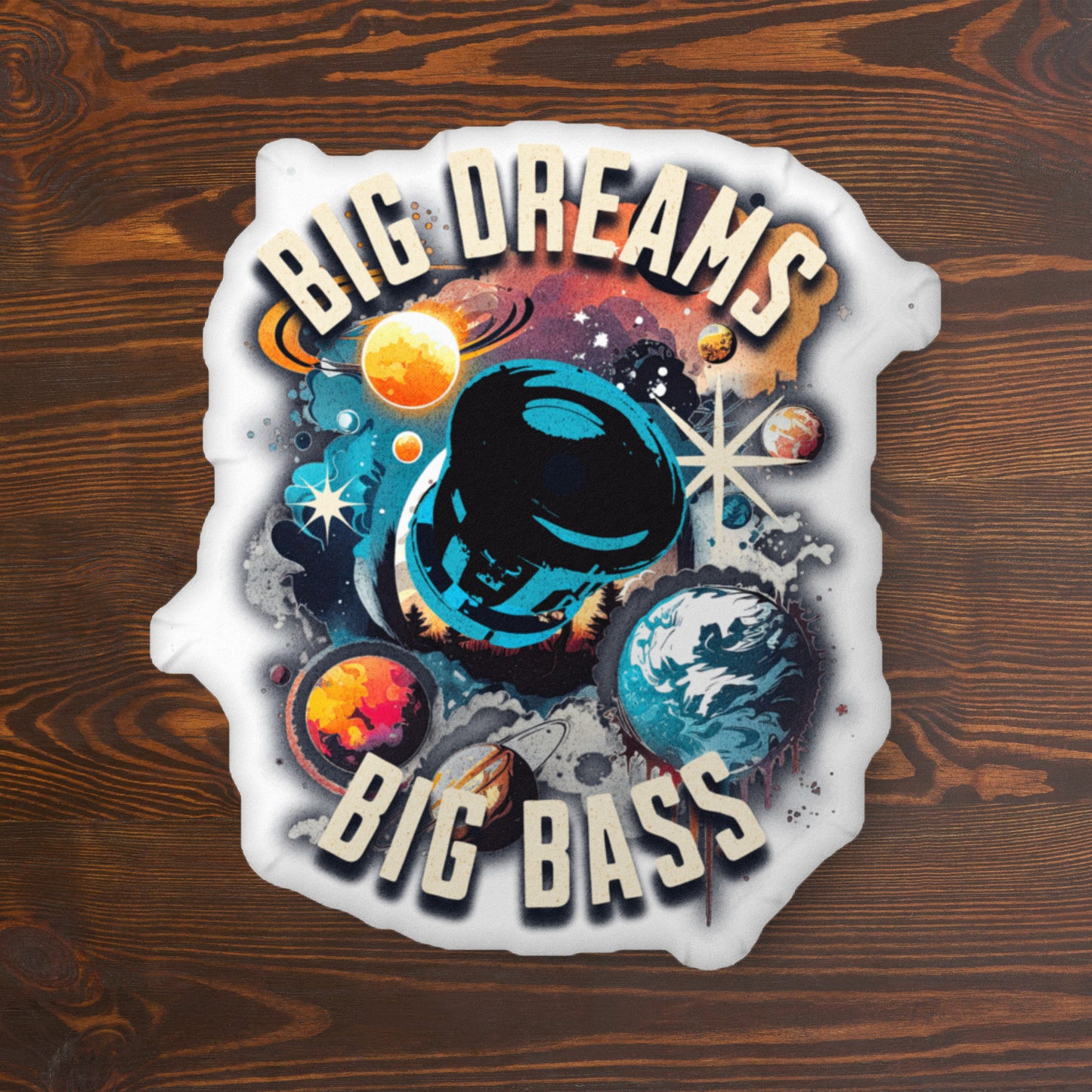 big dreams big bass pillow