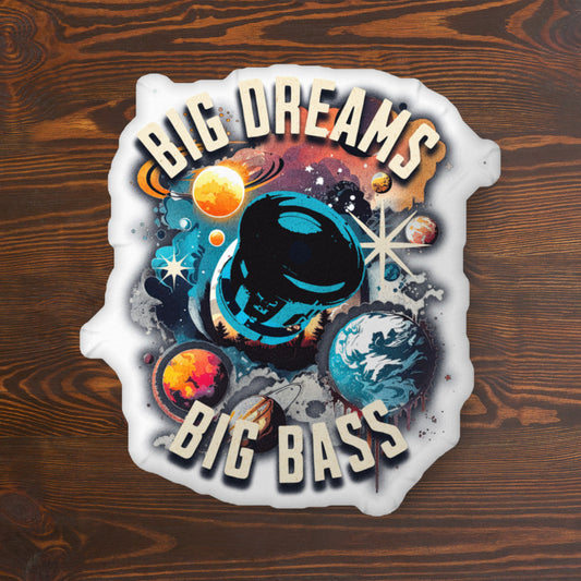 Big Dreams Big Bass Pillow