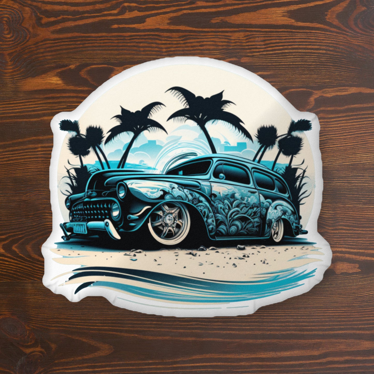 blue lagoon car pillow