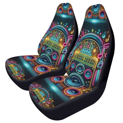 Neon Notes Car Seat Covers