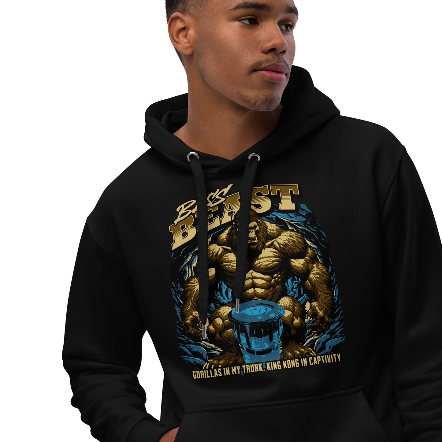 king kong in captivity hoodie