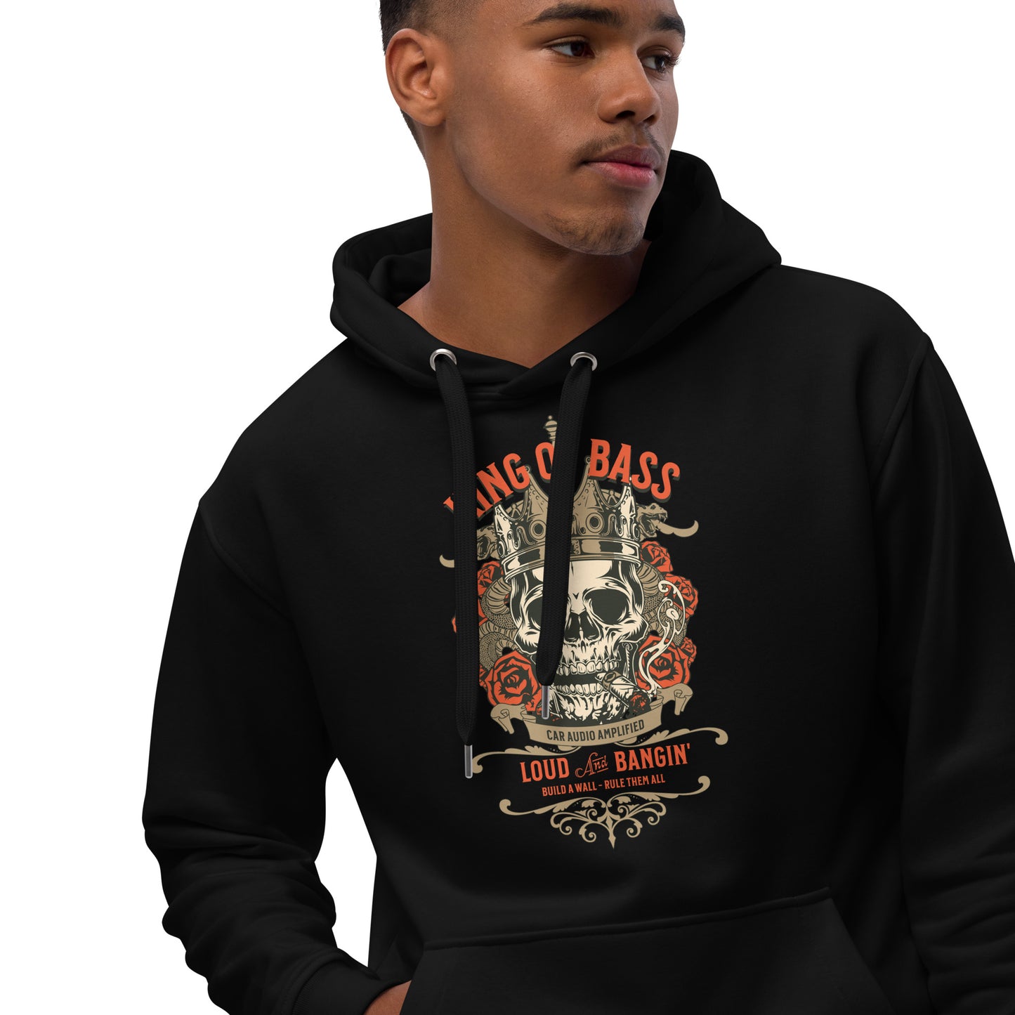 king of bass hoodie