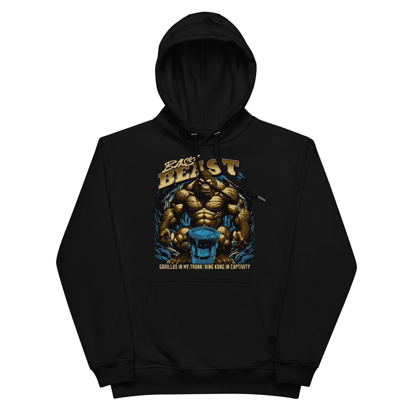 king kong in captivity hoodie