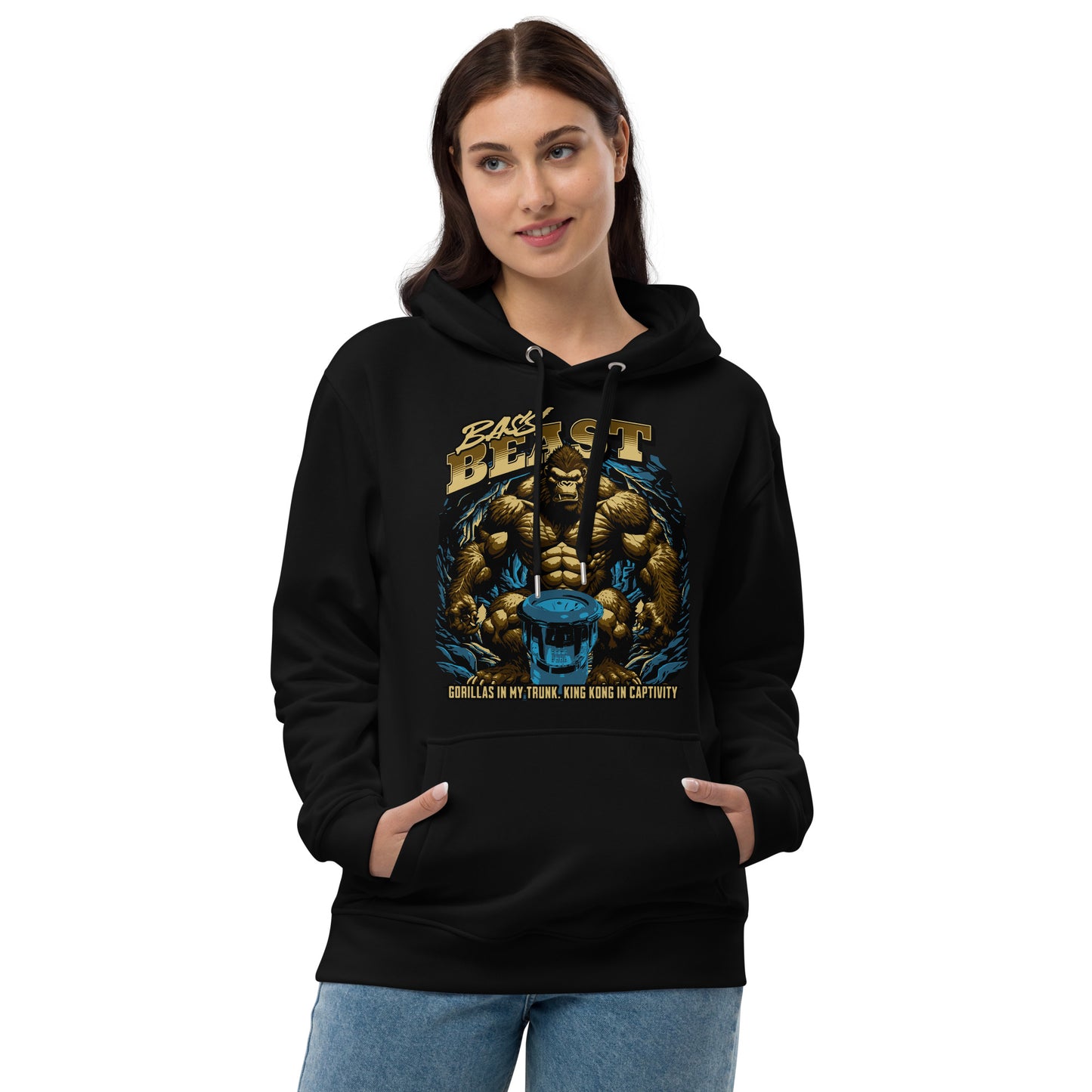 king kong in captivity hoodie