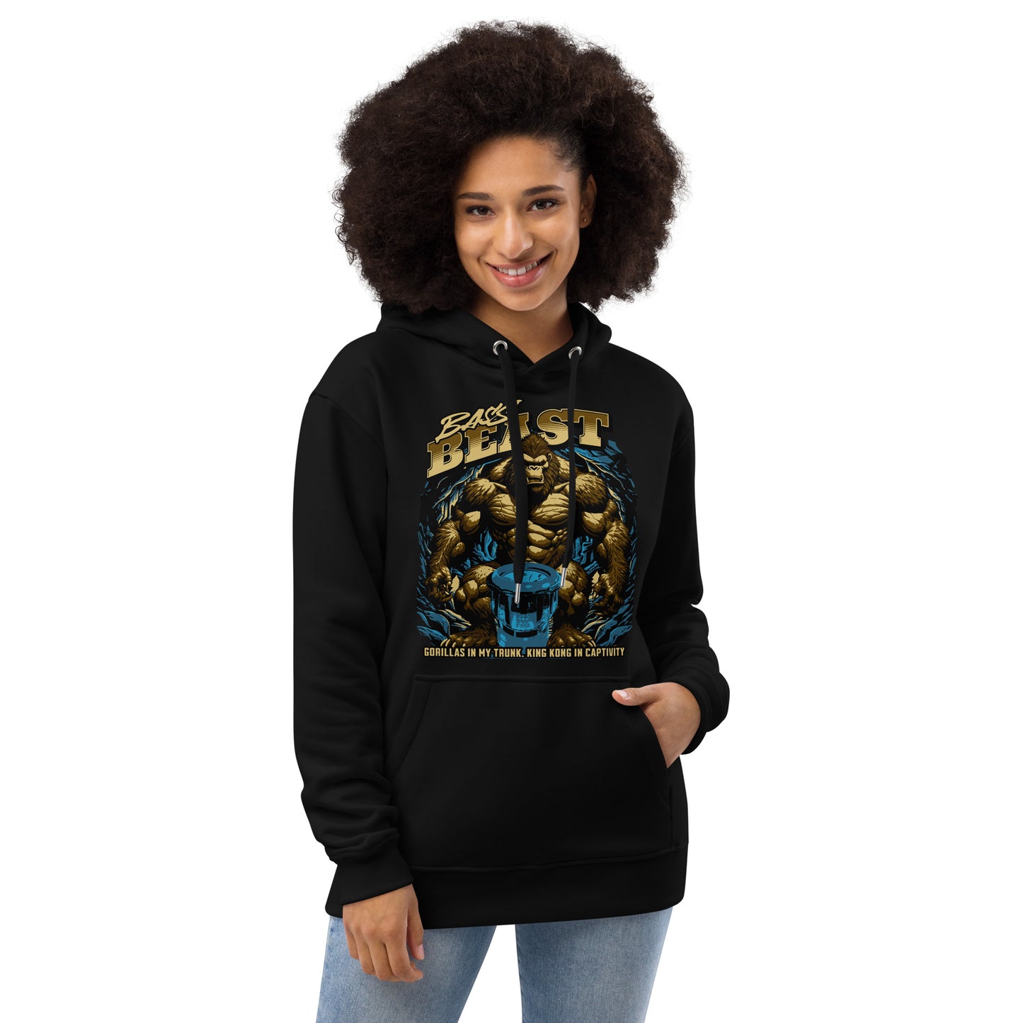 king kong in captivity hoodie