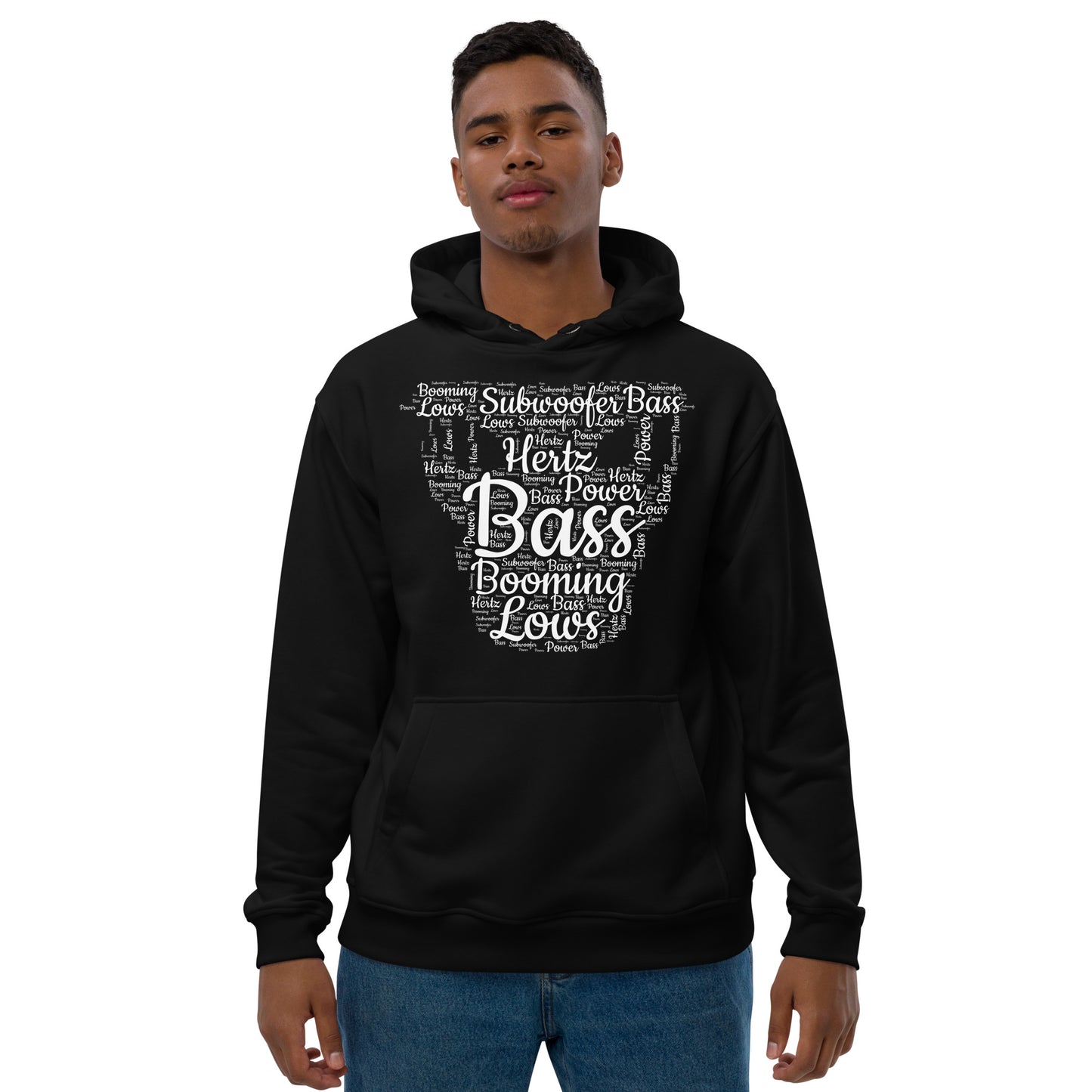 subwoofer word cloud hoodie