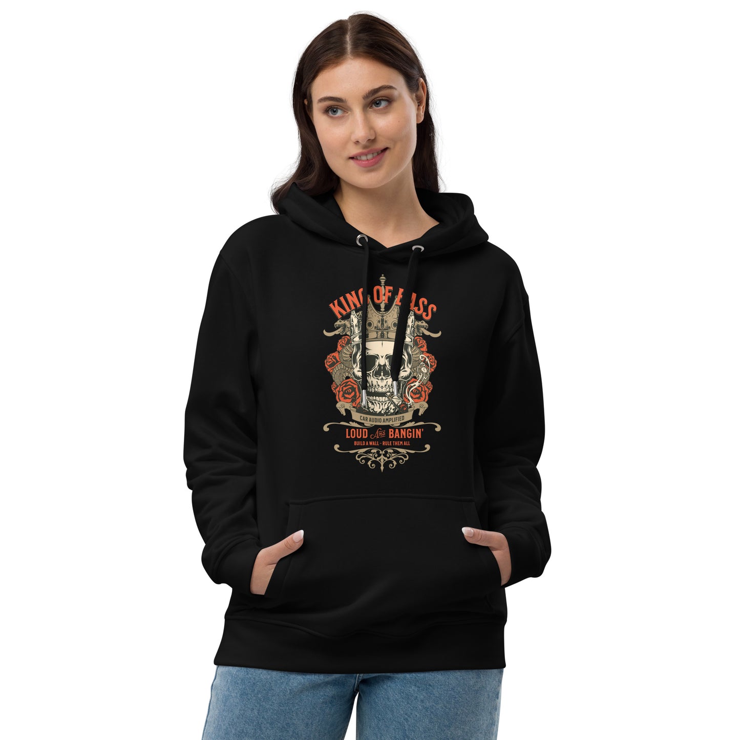 king of bass hoodie