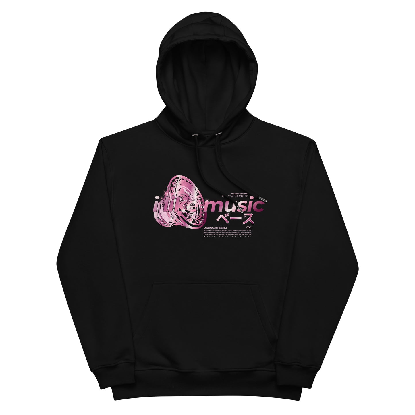 i like music hoodie