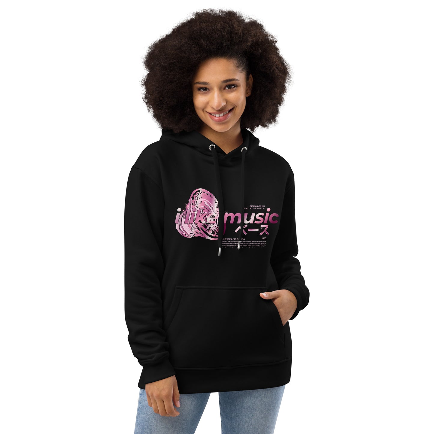 i like music hoodie